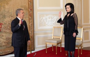 Duque juramentó a Claudia Blum De Barberi como nueva canciller de Colombia