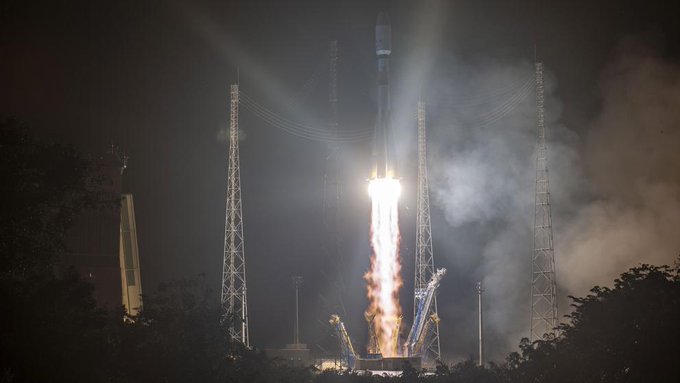 Despega el cohete Soyuz con la misión europea de los exoplanetas