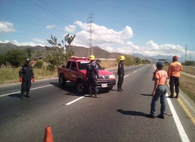 Reabren progresivamente paso en la ARC tras fuga de gas en Guacara