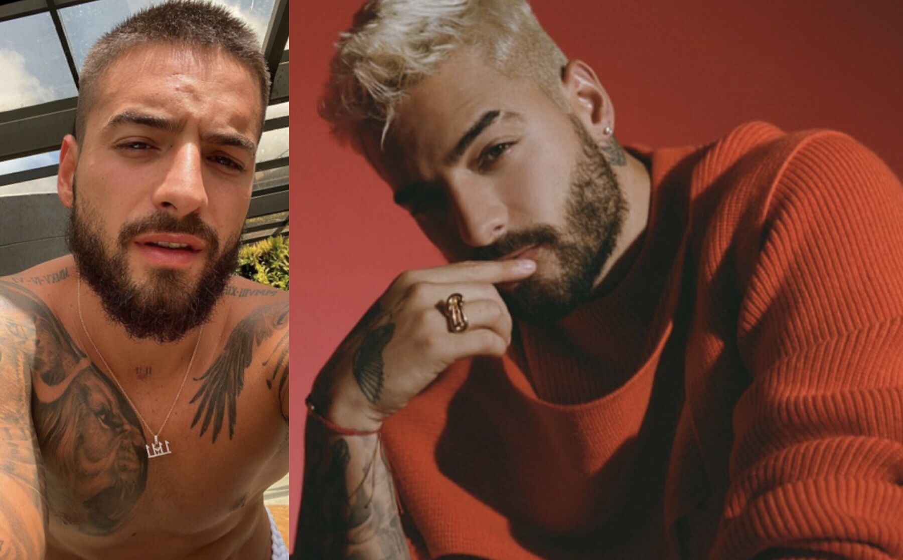 ¡Qué dolor! Maluma se puso un piercing en una delicada zona de su cuerpo