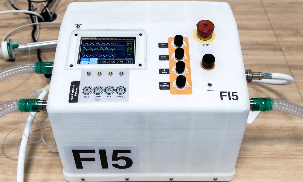 FI5: El novedoso ventilador de Ferrari para tratar a pacientes con coronavirus