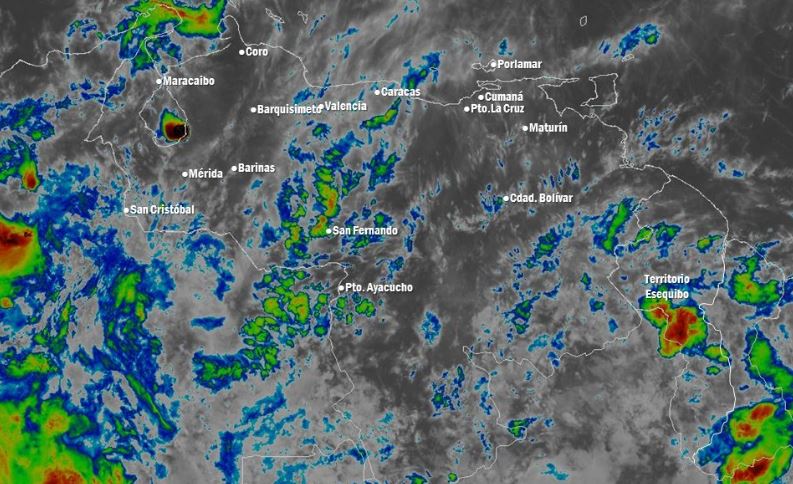 El estado del tiempo en Venezuela este jueves #7May, según el Inameh