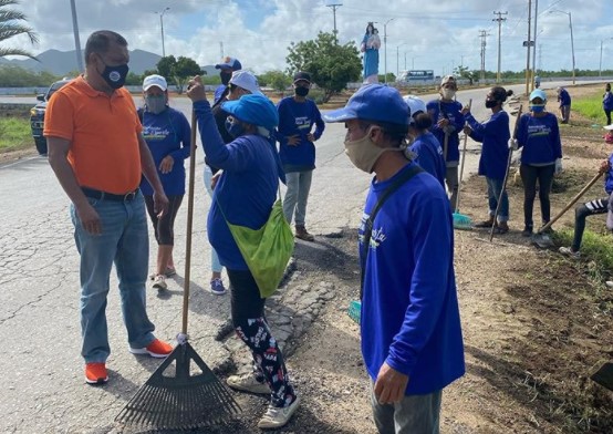 Gobernador de Nueva Esparta: Los azules, continúan recorriendo todas las comunidades, limpiando cada rincón de Margarita