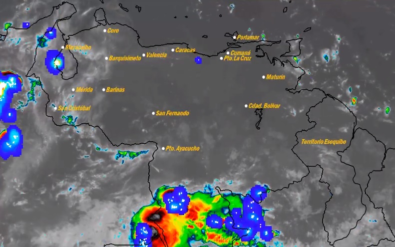 El estado del tiempo en Venezuela este martes #15Sep, según el Inameh