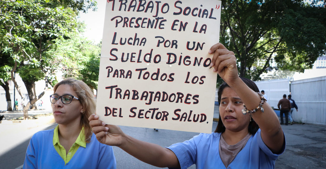 El hambre atormenta a quienes combaten el coronavirus en Venezuela