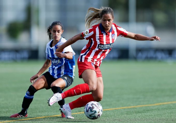 Deyna Castellanos se estrenó como goleadora con el Atlético de Madrid