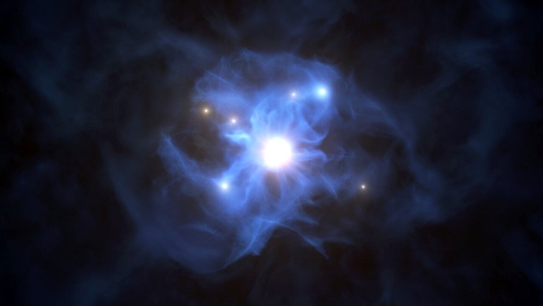 Detectan una rara explosión de luz de estrella desgarrada por agujero negro