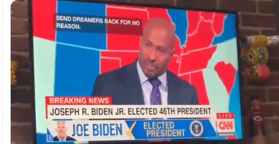 Estalló en llanto: La reacción de un comentarista de CNN al enterarse que Biden será el nuevo presidente de EEUU