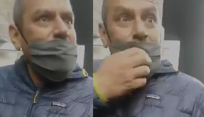 EN VIDEO: Así fue cómo un ciudadano peruano atacó con mensajes xenófobos a un repartidor venezolano