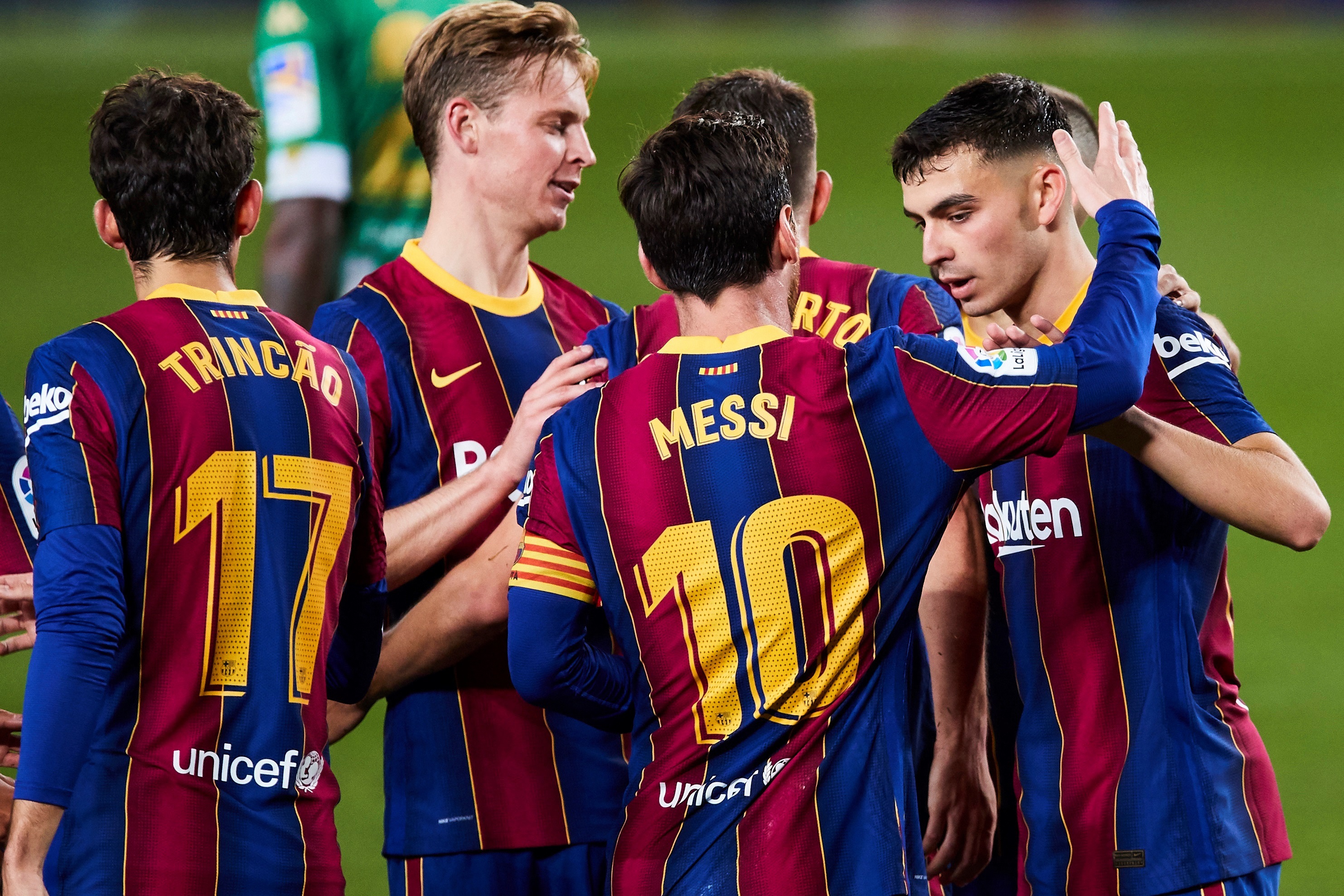 Messi lideró la goleada del Barcelona frente al Betis