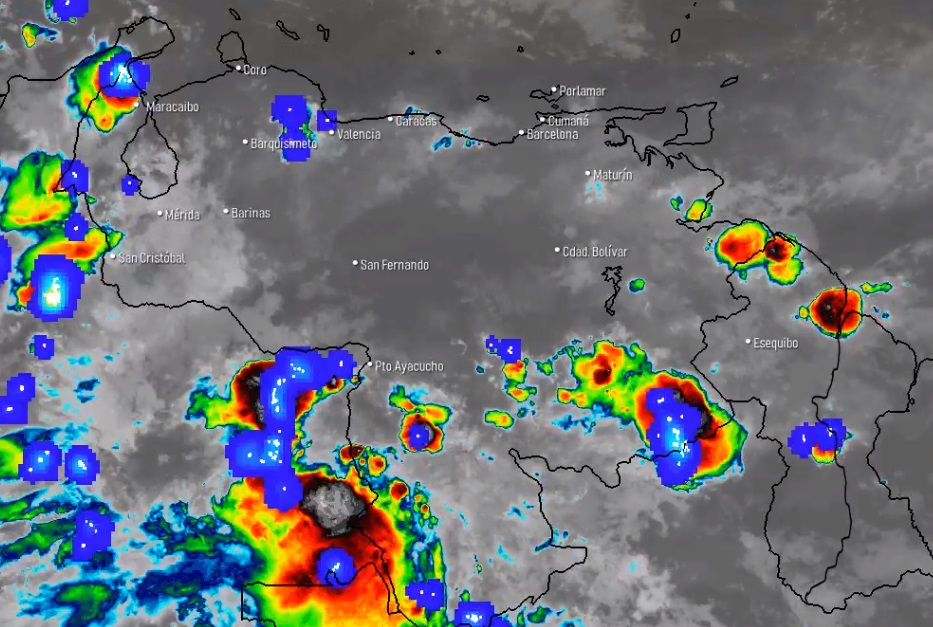 El estado del tiempo en Venezuela este lunes #26Abr, según el Inameh