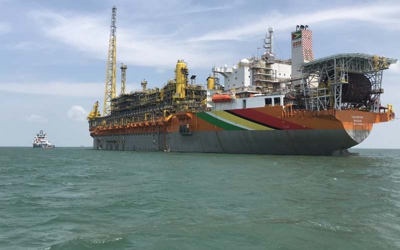 ExxonMobil alcanzó los 120 mil b/d de producción de crudo en el pozo Liza -1 de Guyana