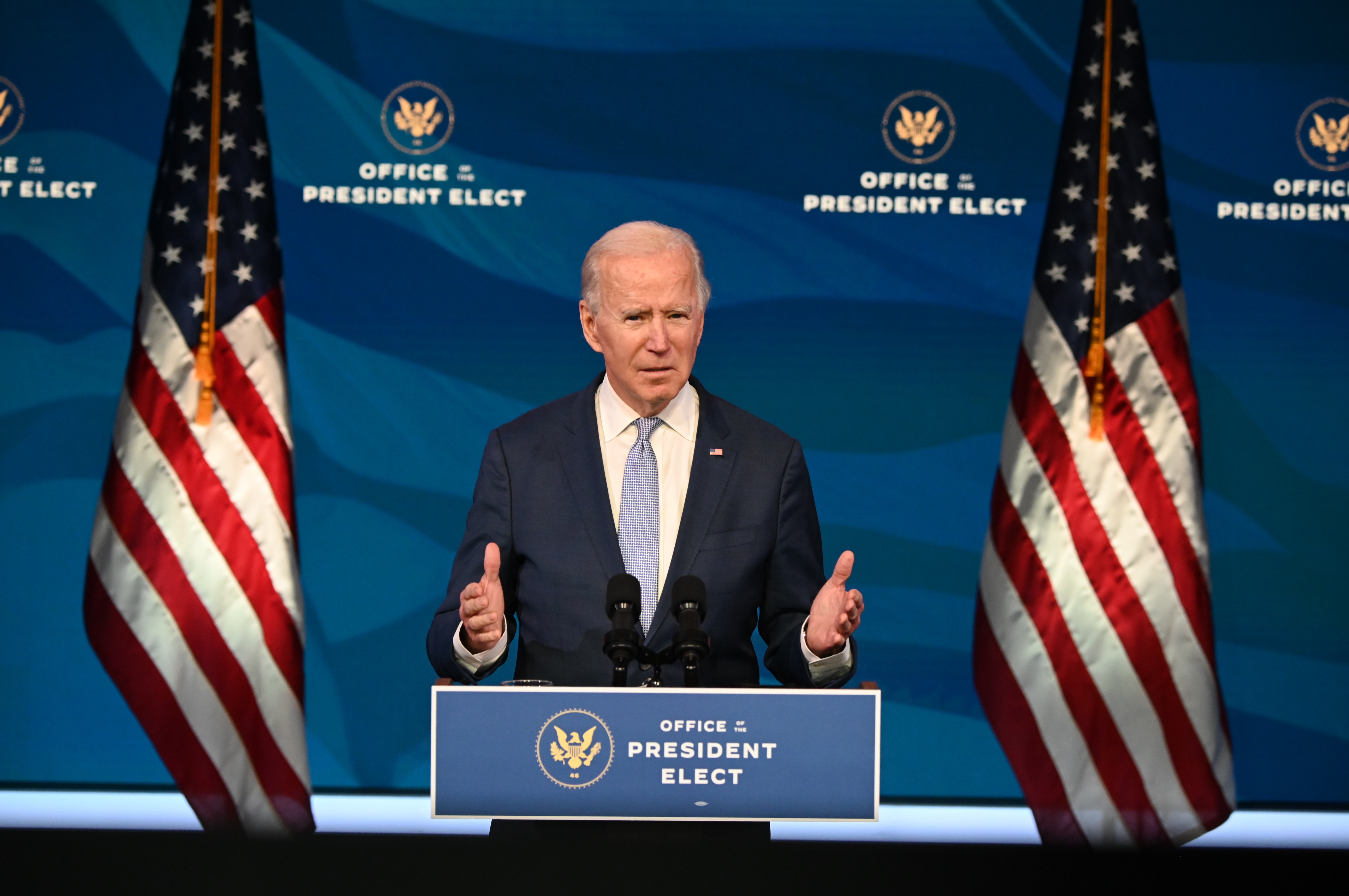 “Presidente Trump, diga presente”: El llamado de Biden ante disturbios en el Capitolio