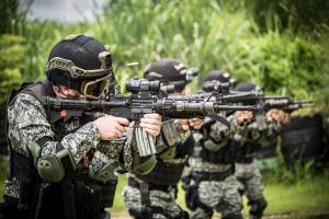 Pelotones de Infantería Marina colombiana llegaron a Arauca para reforzar la frontera