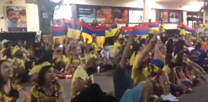 Colombianos en EEUU se reunieron para rechazar violencia durante protestas en su país (VIDEO)