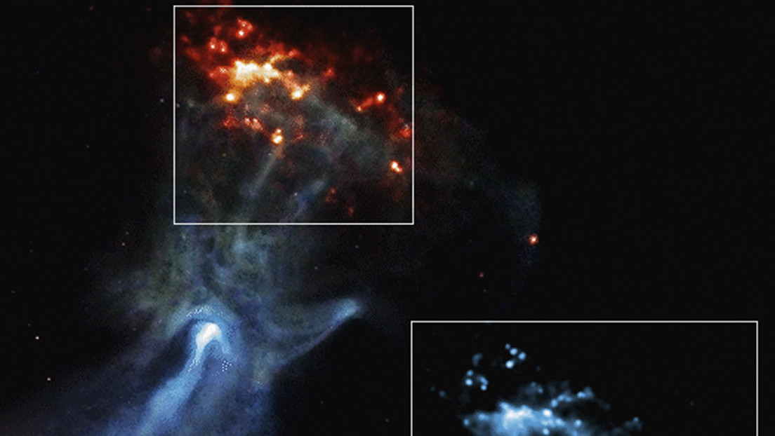 Una gigantesca “mano” fantasmal se extiende por el espacio en una nueva imagen de rayos X
