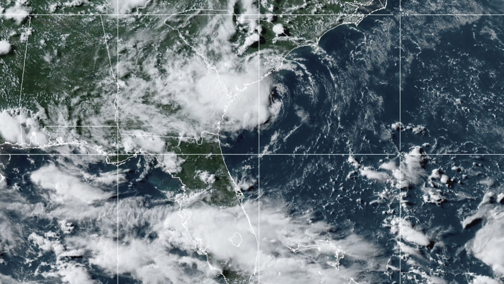 La tormenta Elsa tocó tierra en el noroeste de Florida