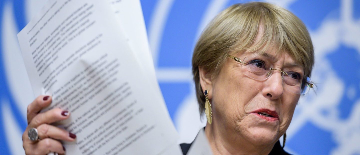 Bachelet reportó “pocos avances” en el establecimiento de cadenas de mando por violaciones de DDHH en Venezuela