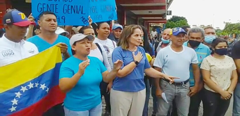 Protestaron en Guanare por el cierre injusto de la emisora Genial 89.9 FM