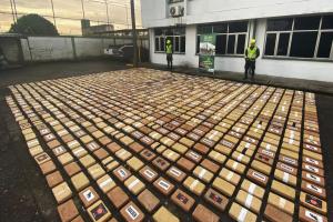 Decomisan en Colombia una tonelada de cocaína que iba a ser enviada a España