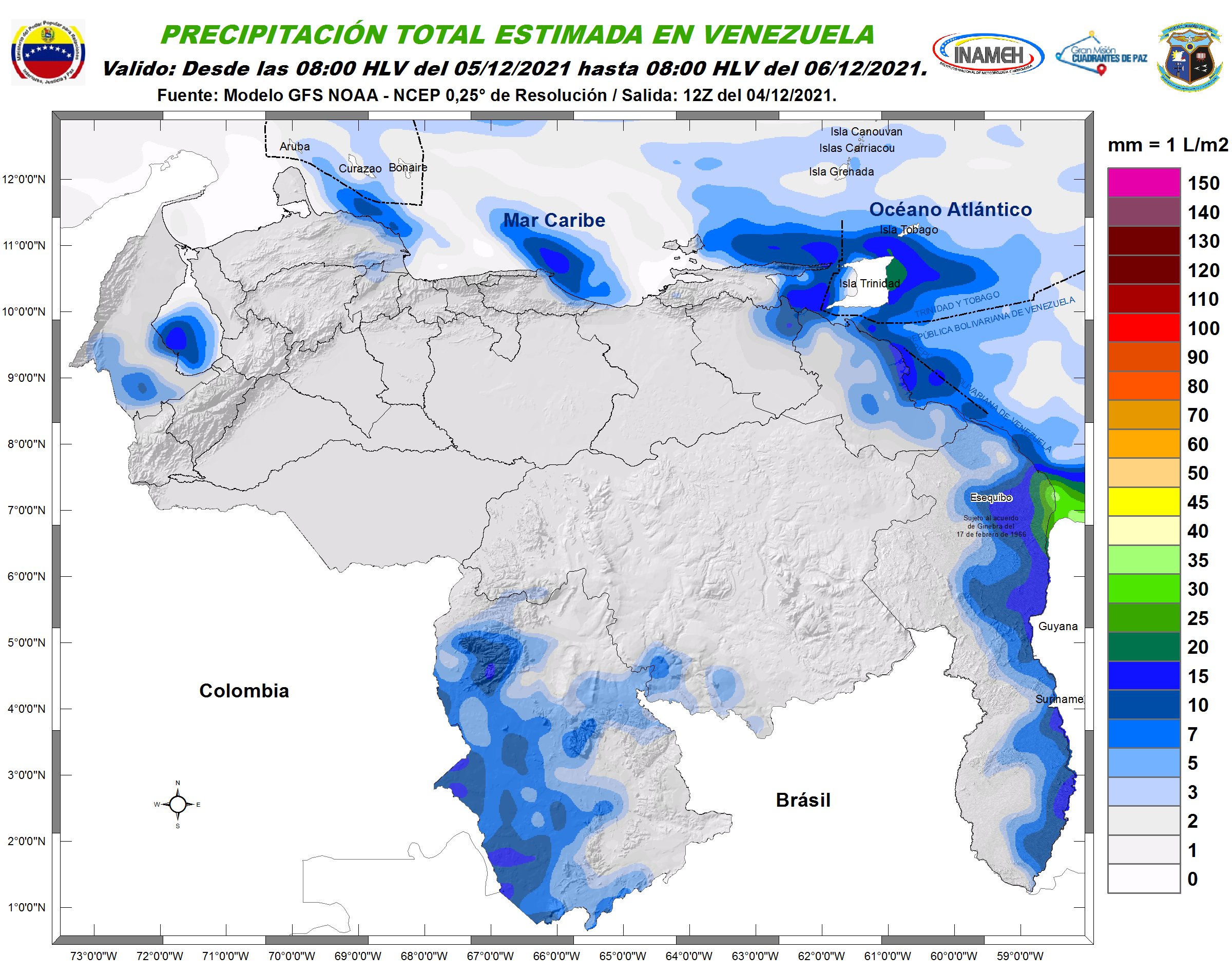 Descargas eléctricas en zonas de Zulia: el pronóstico de Inameh para este #5Dic