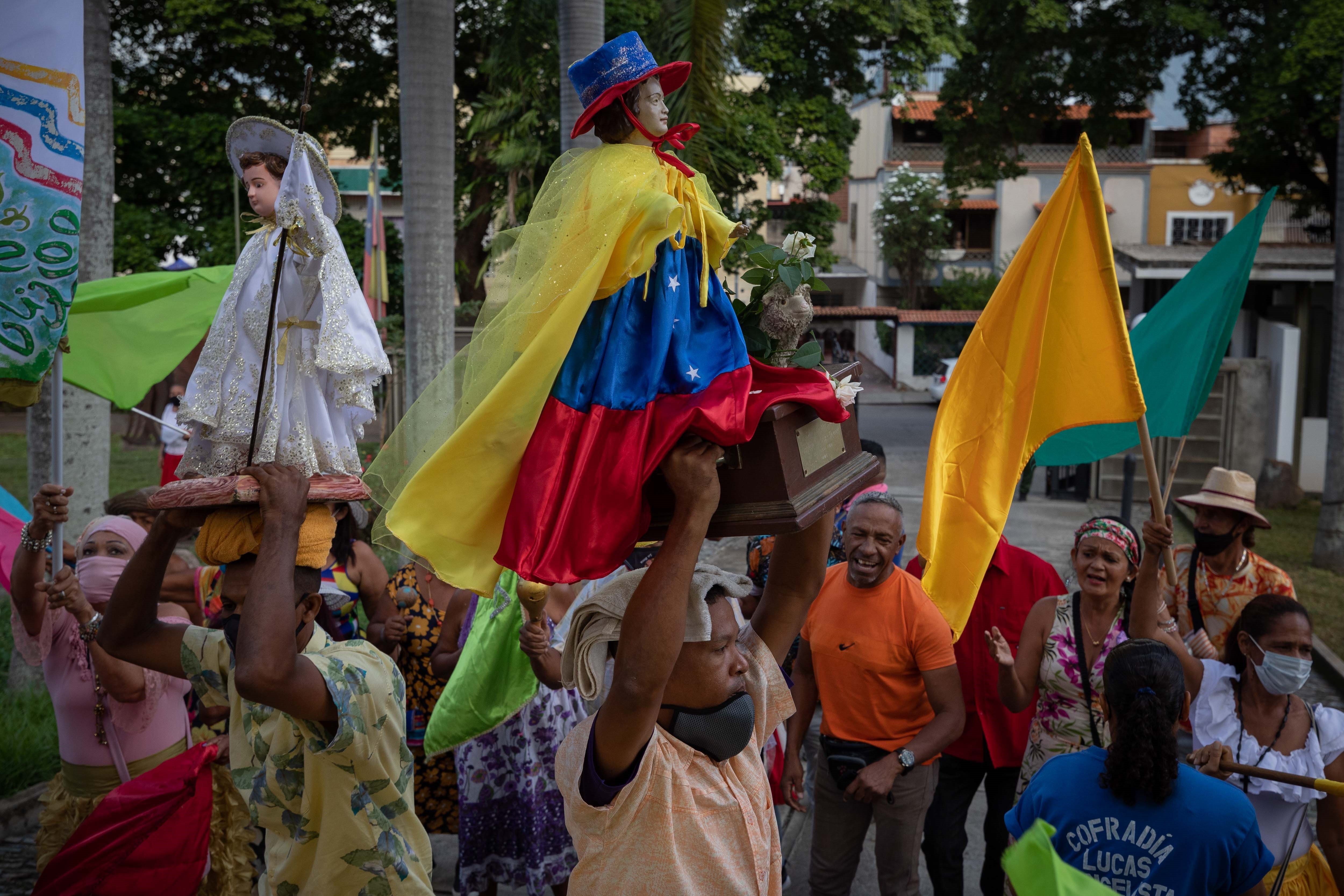 Rindieron tributo en Caracas a San Juan Bautista, patrimonio inmaterial de la humanidad (Fotos)