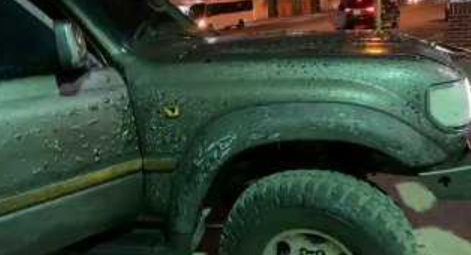 En VIDEO: Los daños en un vehículo que huía de la explosión en Anzoátegui