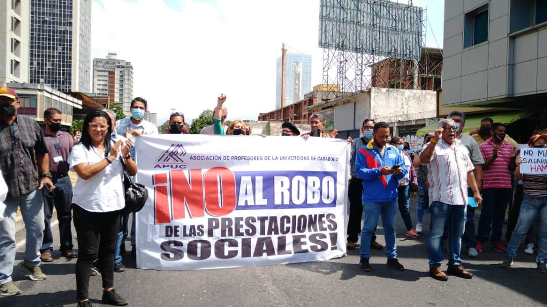 Tablas salariales impuestas por Maduro, una falta de respeto para empleados de la Universidad de Carabobo