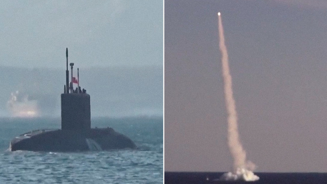 Un submarino ruso lanza misiles Kalibr contra objetivos militares ucranianos