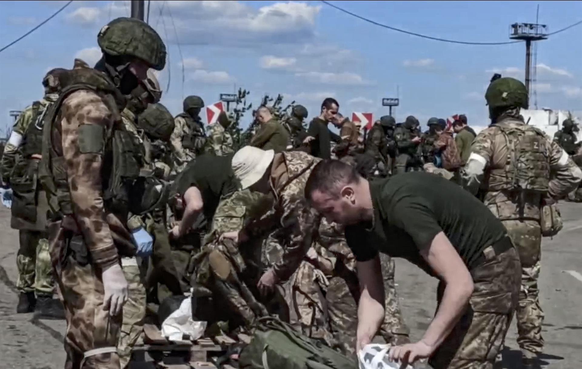 Los rusos celebraron aniquilar a más de 700 soldados ucranianos durante una emboscada militar