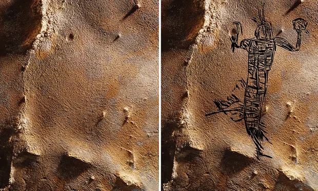 Descubren las figuras rupestres más grandes de EEUU que datan de hace mil años