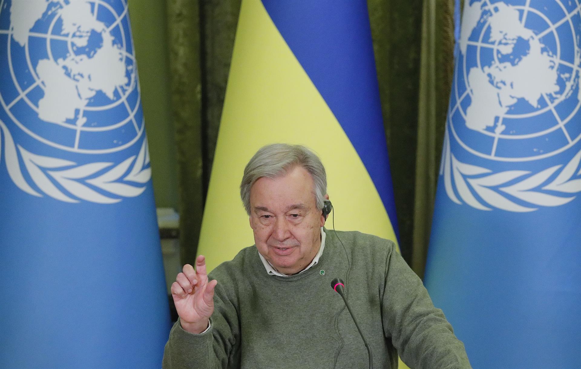 Guterres alertó que se agravan las consecuencias en el mundo tras la invasión rusa en Ucrania