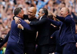 Pep Guardiola rompió en llanto apenas se confirmó la consagración del Manchester City en la Premier League (VIDEO)