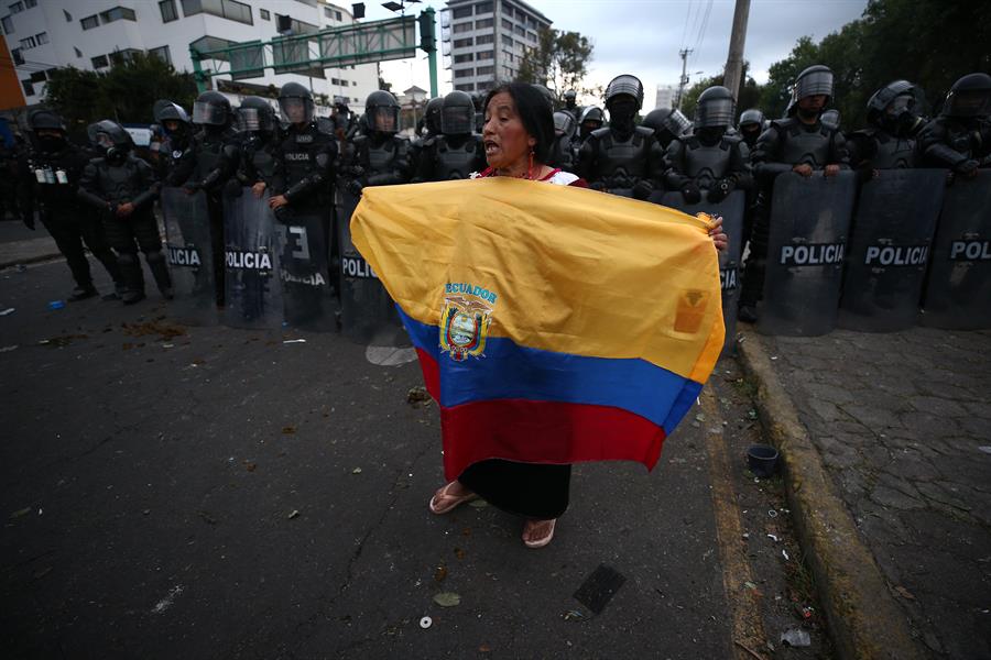 “Masiva desmovilización” de manifestantes indígenas, según el Gobierno de Ecuador