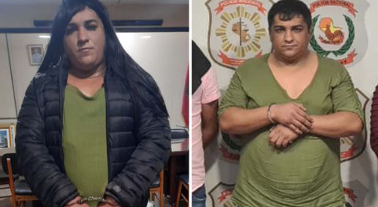 Escándalo en Paraguay: el video y las fotos de la increíble fuga de “Gordito lindo” con un grotesco disfraz