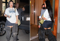 ¿A la moda? Las provocadoras botas XXL de Rihanna que causaron revuelo (FOTOS)