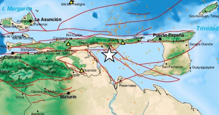 Funvisis registró sismo de 3.4 al sureste de Irapa, en Sucre