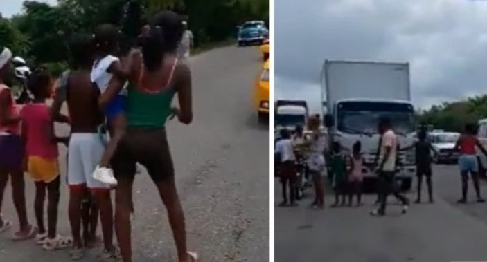 “¡Que venga Díaz-Canel!”: Madres cierran carretera en repudio a la precariedad en La Habana (Video)