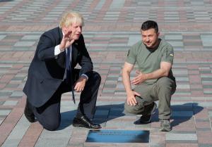 Boris Johnson agradece a Zelenski su “liderazgo y amistad”