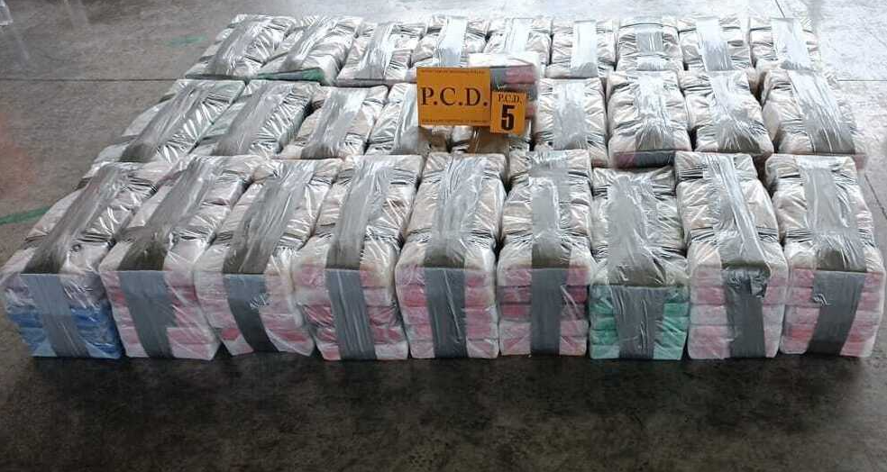 Costa Rica decomisó 736 kilos de cocaína que iban hacia España en dos contenedores