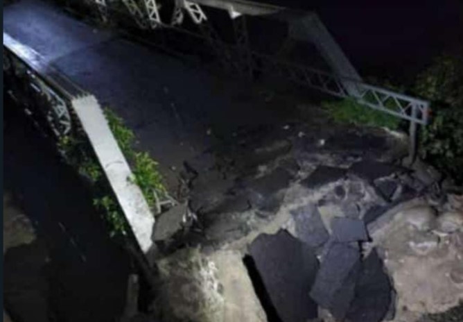 Fuertes lluvias en Táchira causaron colapso de vías y de al menos cinco viviendas
