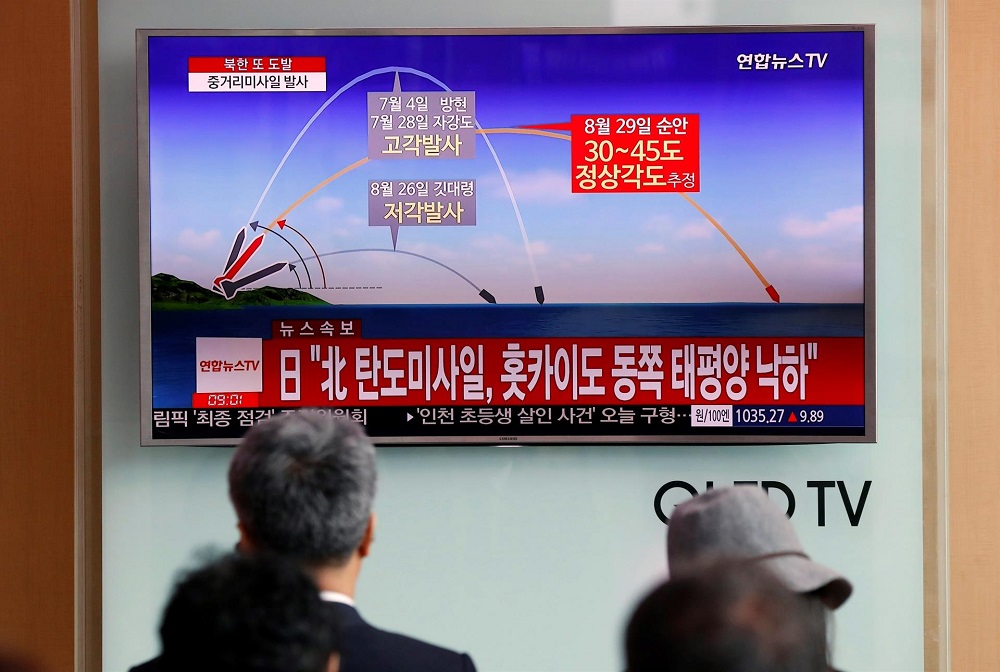 Corea del Norte disparó otro misil balístico al mar de Japón