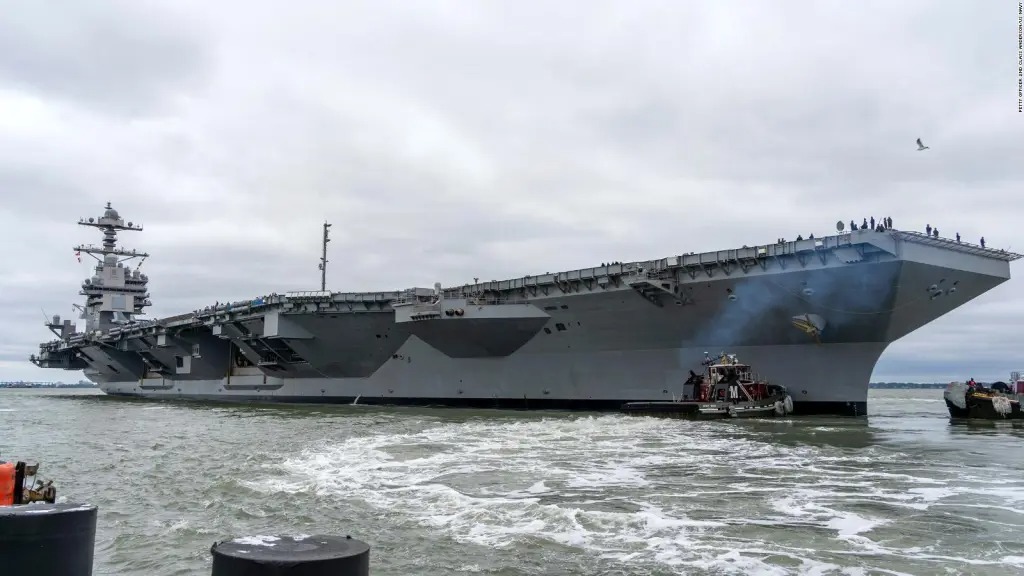 El último y más avanzado portaaviones de la Marina de EEUU parte a su primera operación