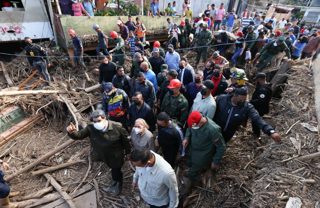 Maduro admitió que hace 10 días ya sabían que los suelos estaban saturados en Las Tejerías