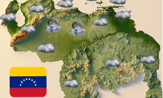 El estado del tiempo en Venezuela este #17Nov, según Inameh