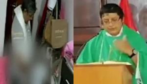 EL VIDEO: Sacerdote fue a “bendecir” casa y lo grabaron haciendo obscenidades con lencería de la dueña