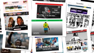 “El Rey ha muerto”: así informó la prensa mundial el fallecimiento de Pelé