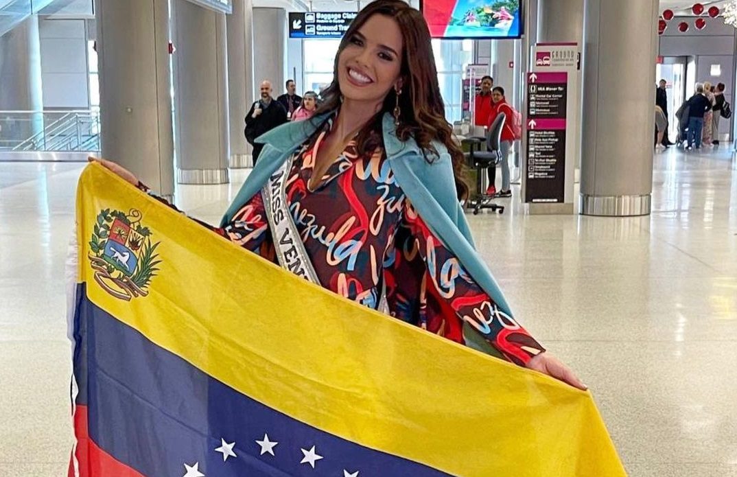 Miss Venezuela Amanda Dudamel llegó a New Orleans para el Miss Universo (Fotos)