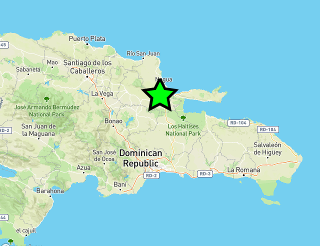 Sismo de magnitud 5,0 sacudió el noreste de República Dominicana