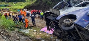 Al menos siete personas murieron en un accidente de tránsito en el sur de Brasil